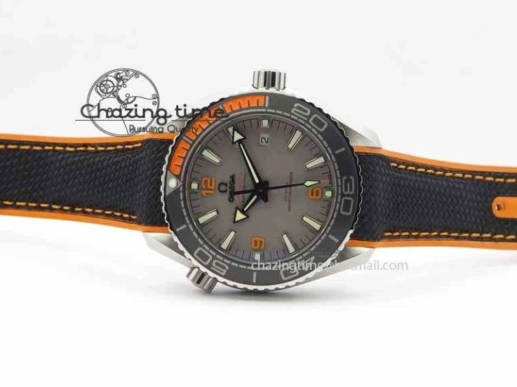 0505 UrbanStyle Planet Ocean 2016 43.5mm SS OM 1:1 Best Edition Gray Dial On Black Nylon Strap A 8168